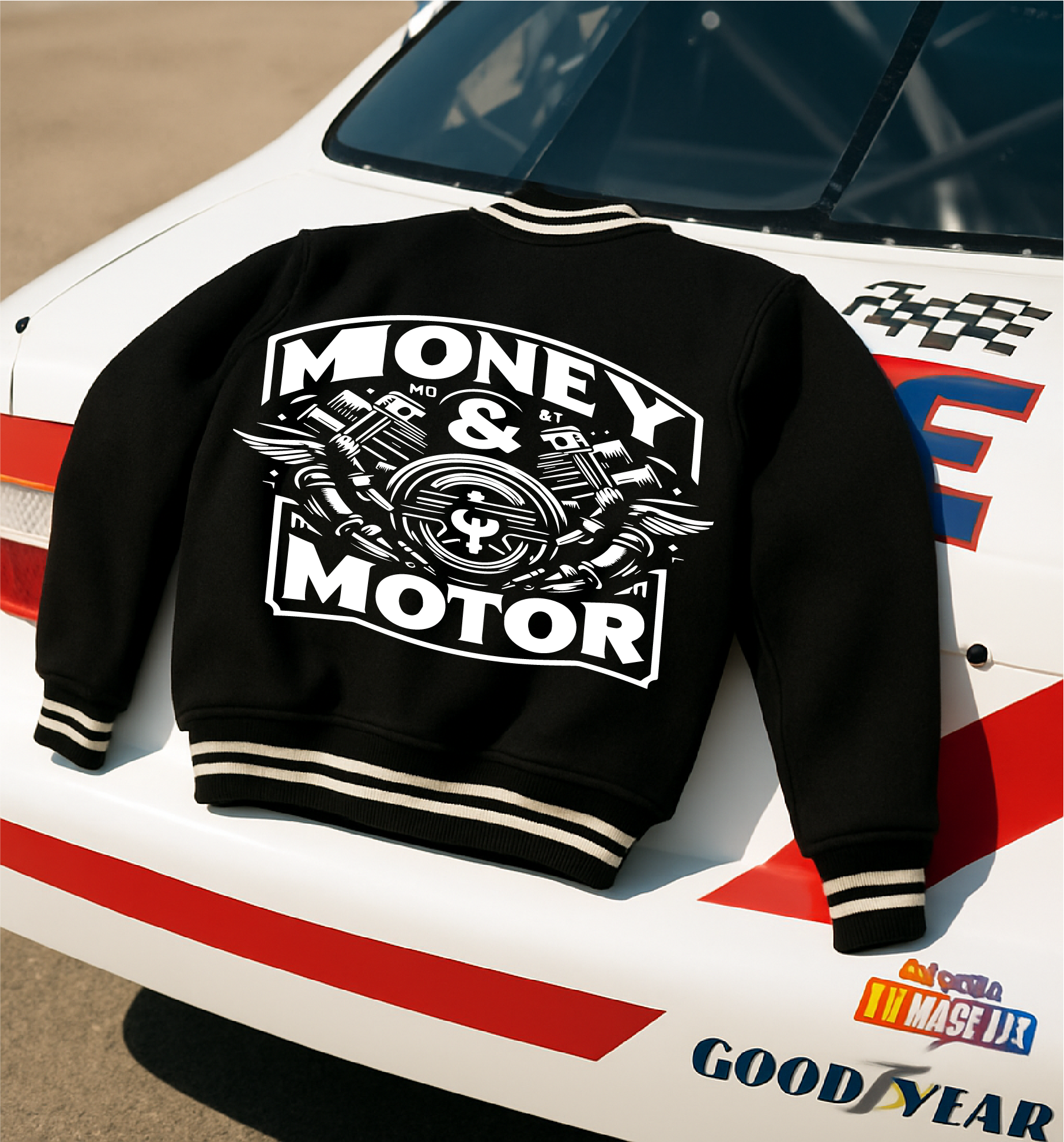 Money & Motor Race Track Jacket