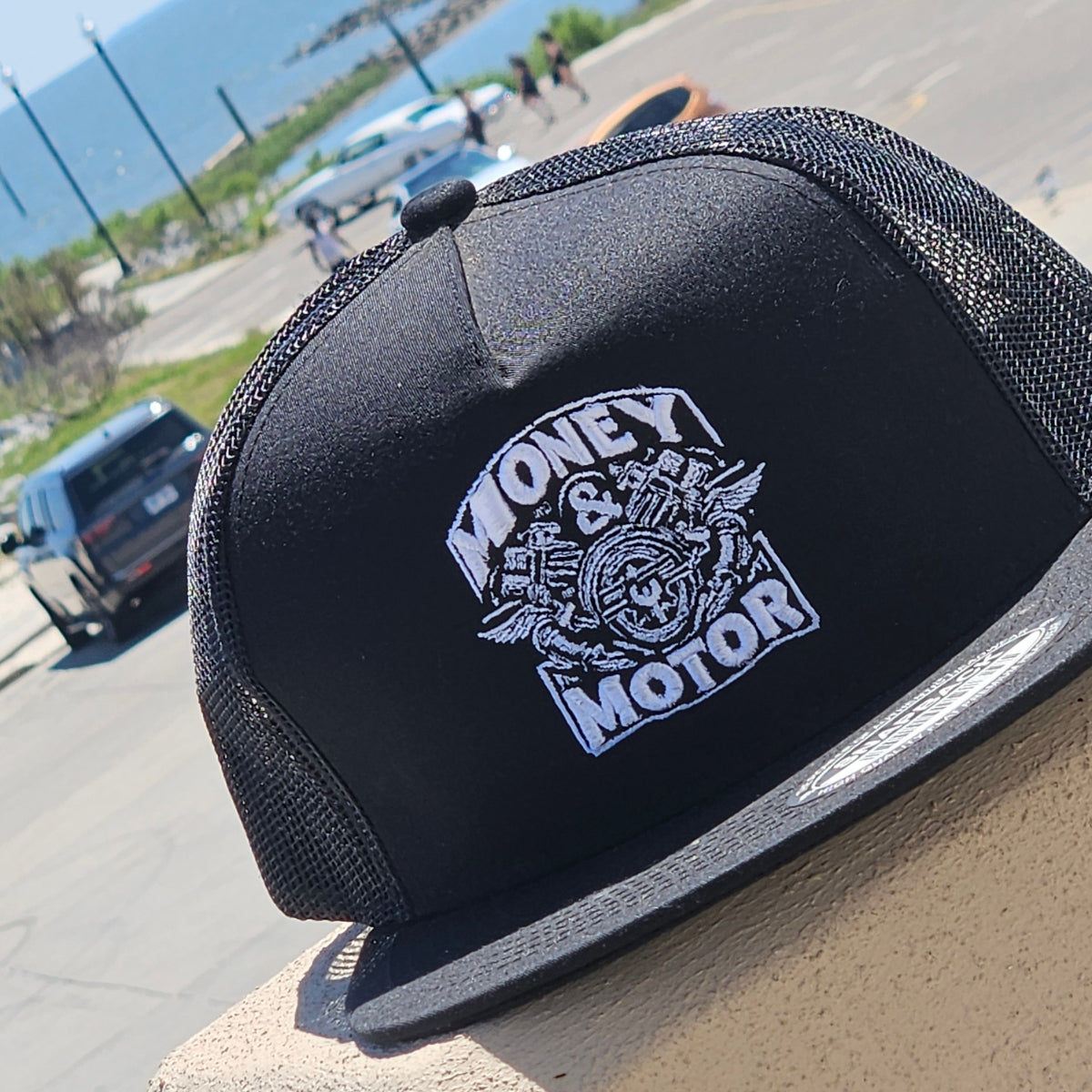 Money & Motor Trucker Cap