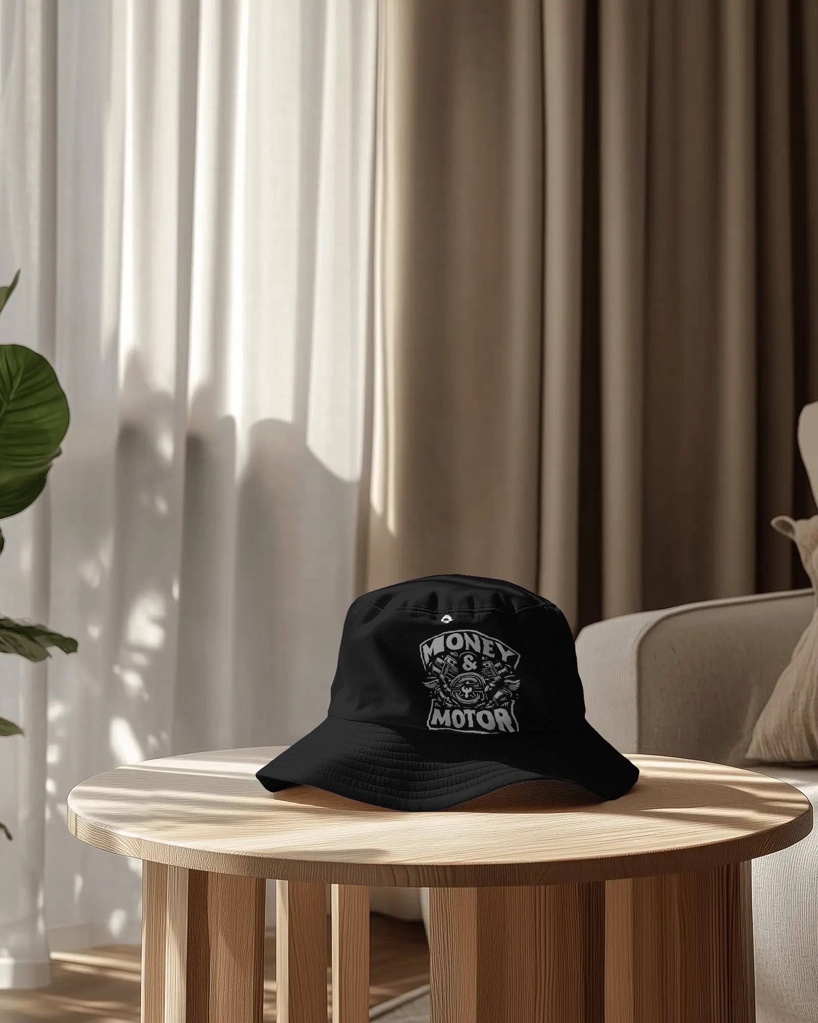 MONEY & MOTOR BUCKET HAT