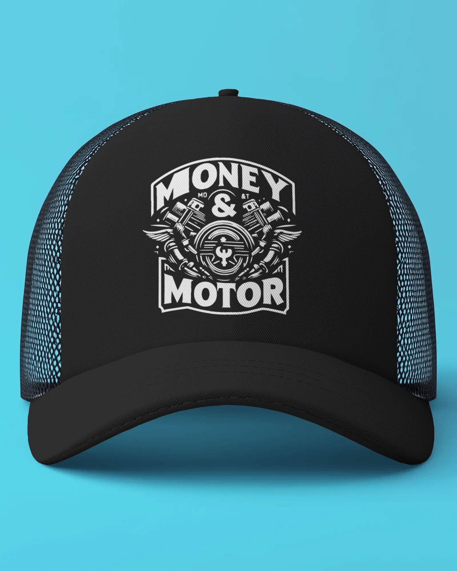 Money & Motor Trucker Cap